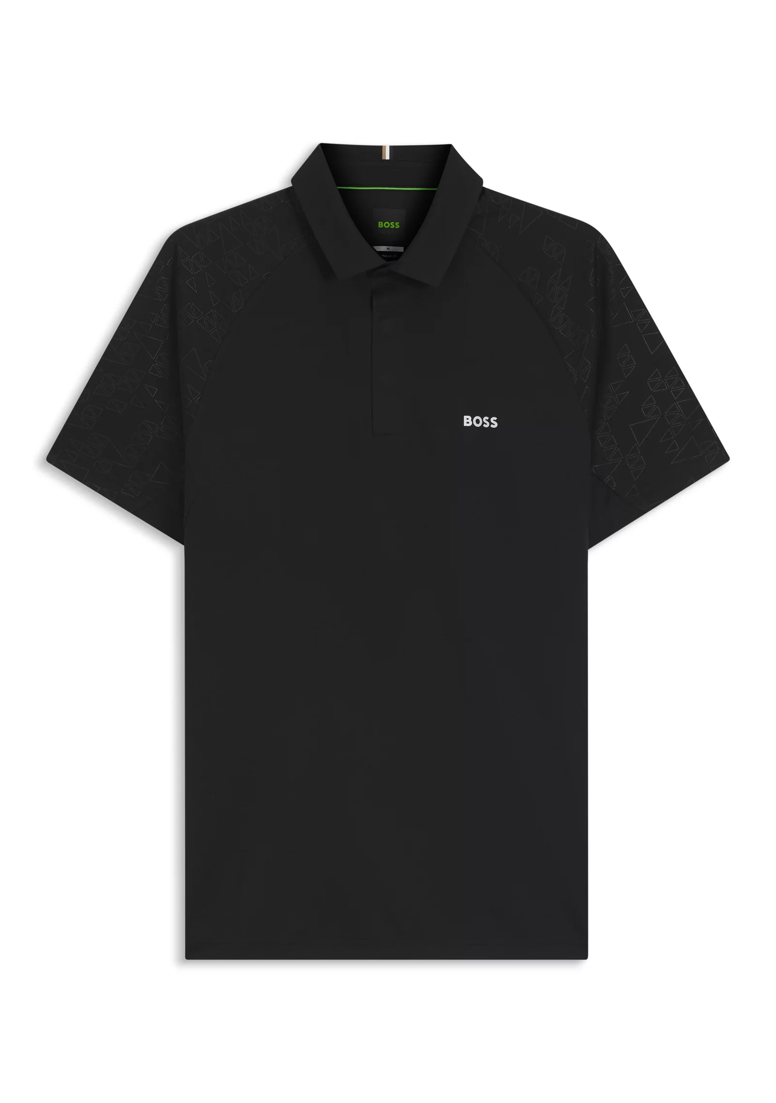 Active polo shirt with moisture management