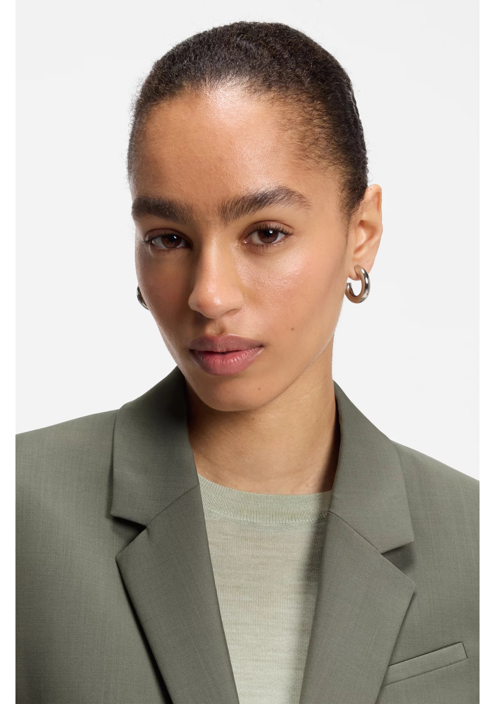 Slim-fit blazer in Italian virgin wool