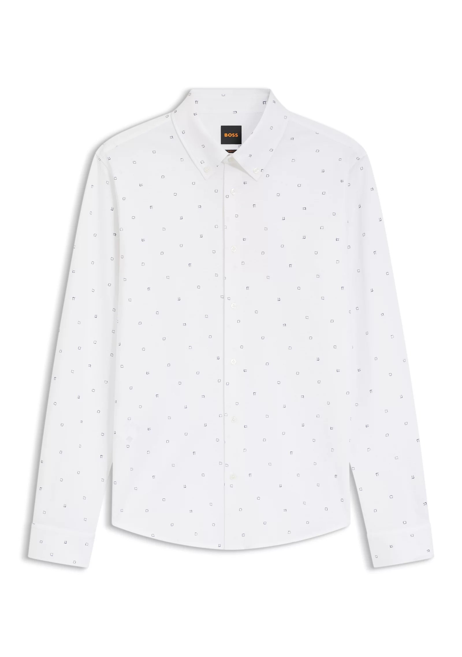 Relaxed-fit shirt in printed cotton jersey