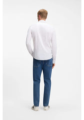 Relaxed-fit shirt in printed cotton jersey