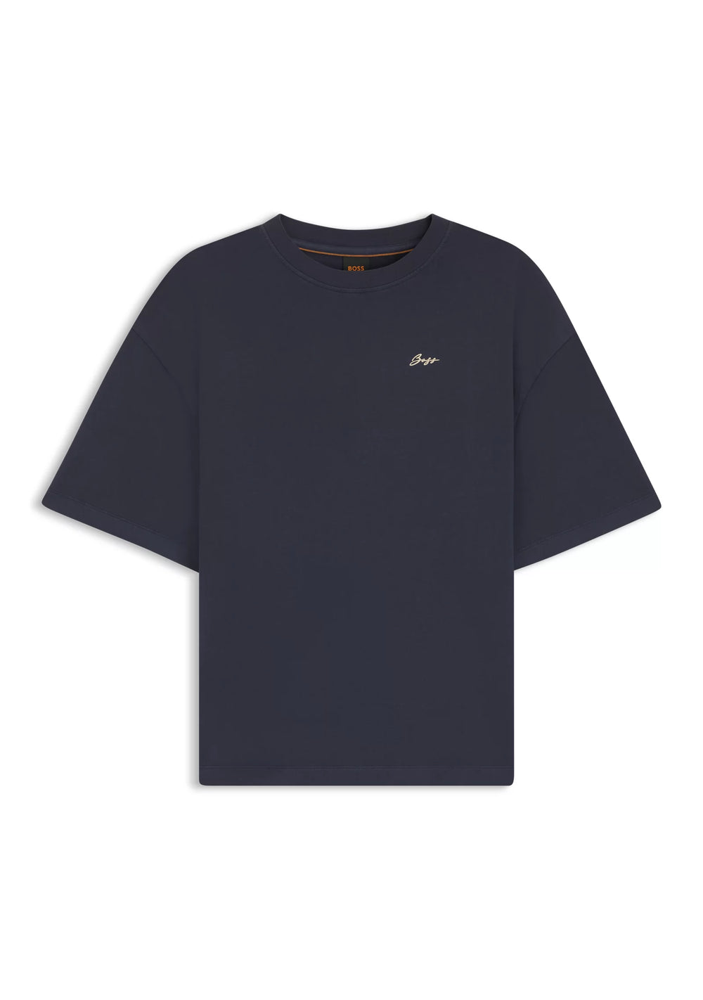 Cotton-jersey T-shirt with slogan artwork