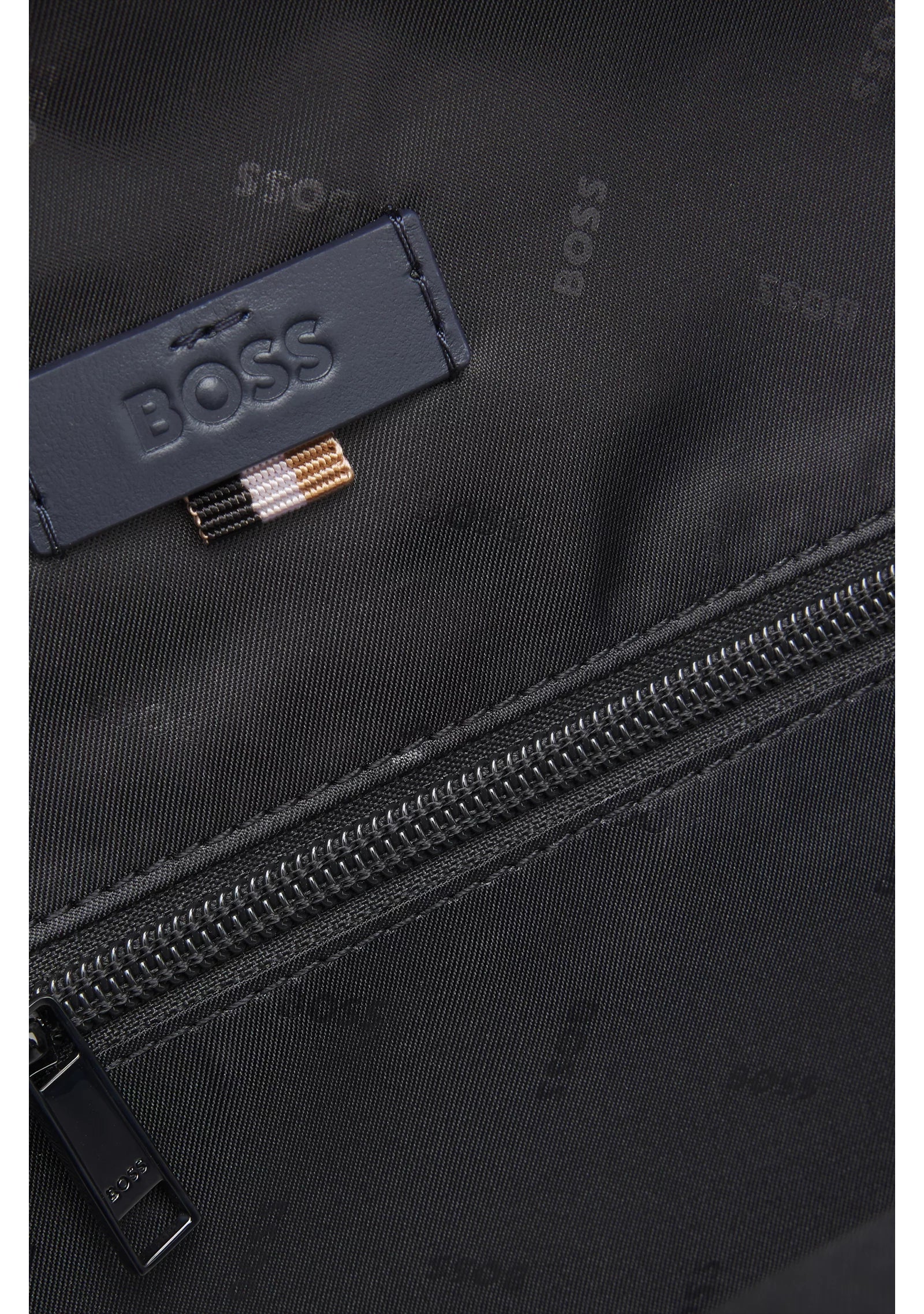 Water-repellent backpack with multiple pockets