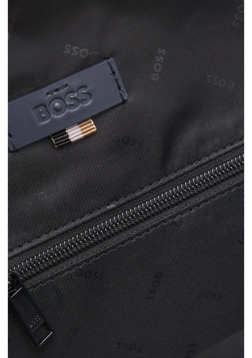 Water-repellent backpack with multiple pockets