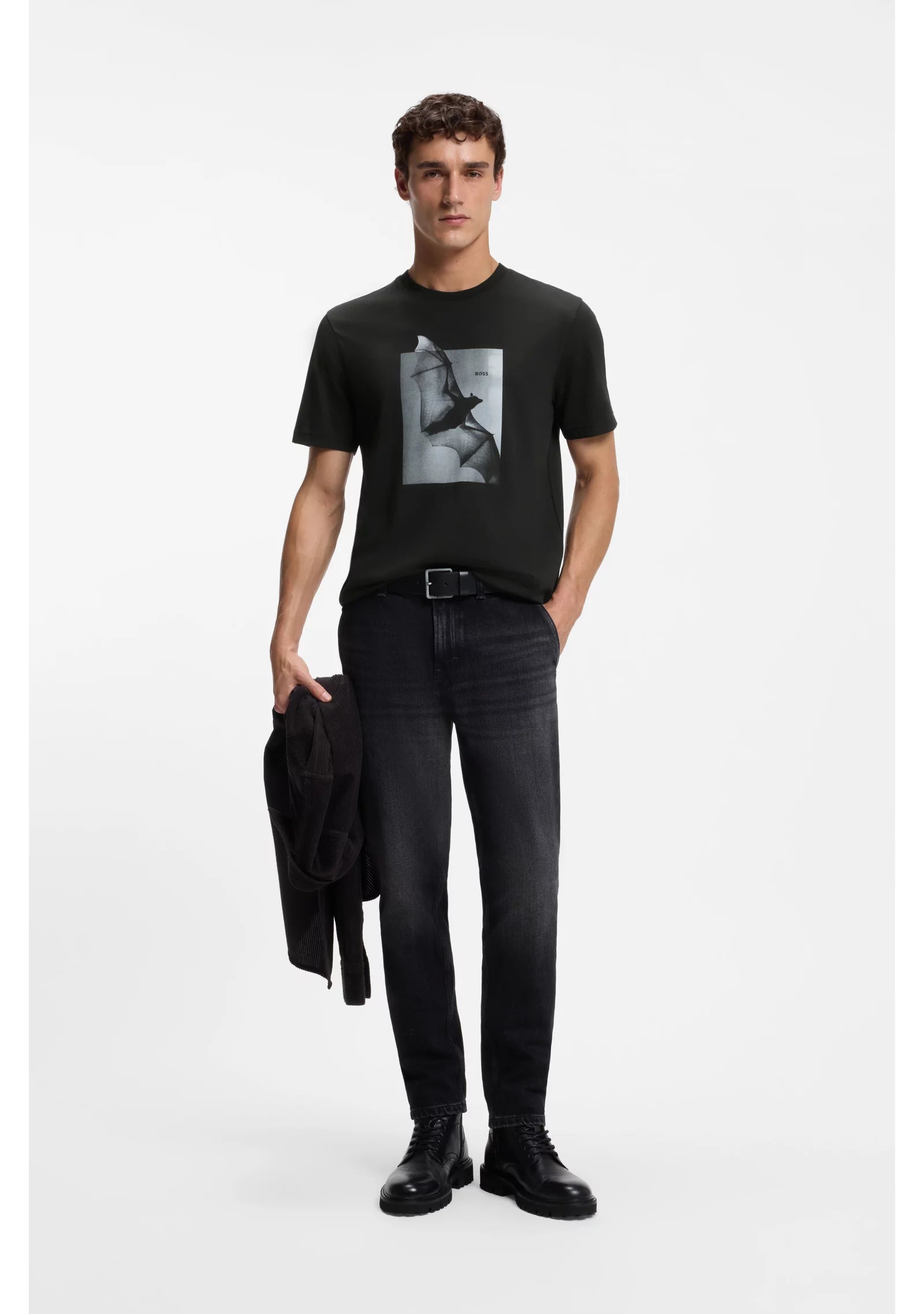 Cotton-jersey T-shirt with graphic artwork